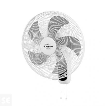 Ventilador Pared 5 Aspas 60 W. 3 Velocidades. 45cm.