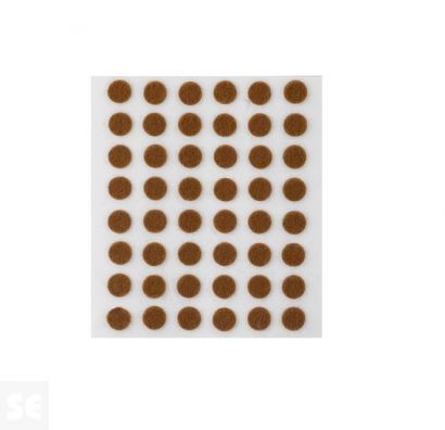 Fieltro Lana Adhesivo Marrón 1x9mm. (48u.)