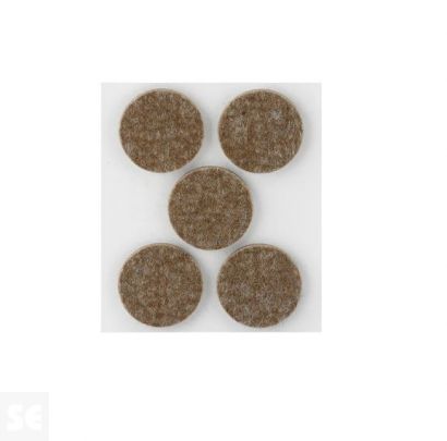Fieltro Lana Adhesivo Marrón 3x34mm. (5u.)