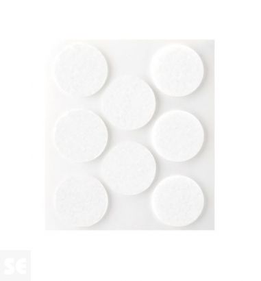 Fieltro Sintético Adhesivo Blanco 3x27mm. (8u.)