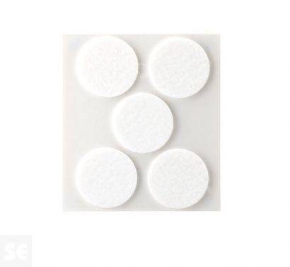 Fieltro Sintético Adhesivo Blanco 3x34mm. (5u.)