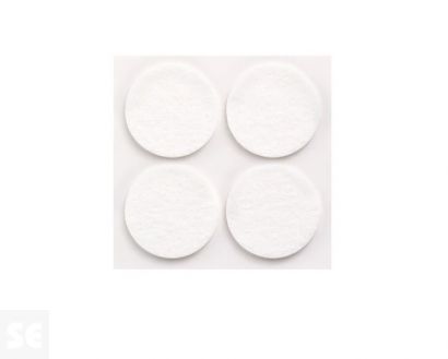 Fieltro Sintético Adhesivo Blanco 3x38mm. (4u.)