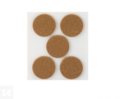 Fieltro Sintético Adhesivo Marrón 3 x 34 mm. (5u.)