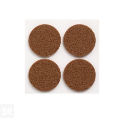 Fieltro Sintético Adhesivo Marrón 3 x 38 mm. (4u.)