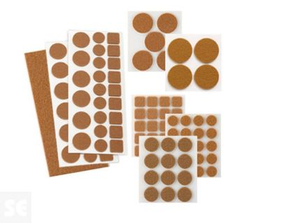 Fieltro Sintético Adhesivo Marrón Multifigura (110 piezas)