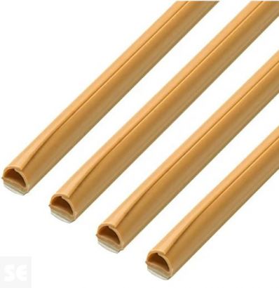 Cablefix Adhesivo Beige 8 X 7 Mm. (blíster 4 metros)