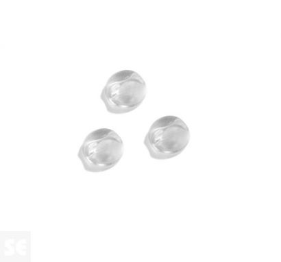 Mini-Clip Adhesivo Transparente Fijación de Cables 12x20x20 mm. (8u.)