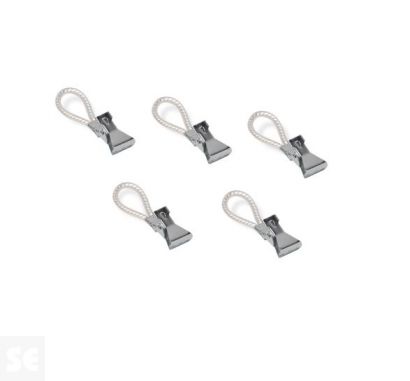 Pinza para Colgar Paños Blanco 51x15x13mm. (5u.)