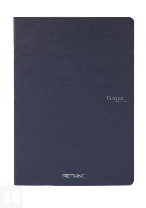 Cuaderno Ecoqua A4 Grap. Liso Azul Oscuro 90g A4