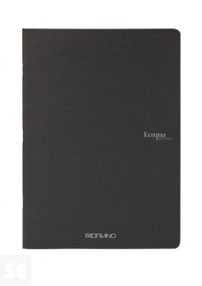 Cuaderno Ecoqua A4 Grap. Liso Negro 90g A4