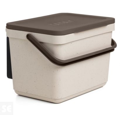 Cubo Organico Smart con Sop. Ecohome 6l