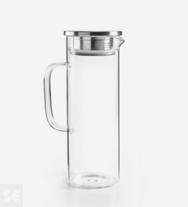 Jarra de agua para nevera de Borosilicato 1500ml.