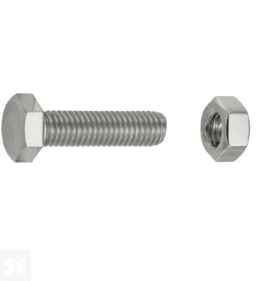 Tornillo Cabeza Hexagonal M8x30mm. Din 933 (4 piezas)