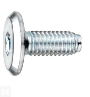 Tornillo Cabeza Plana M6x15mm Vz (100 piezas)