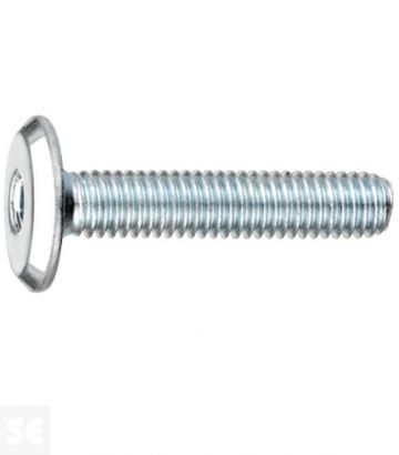 Tornillo Cabeza Plana M6x30mm Vz (60 piezas)