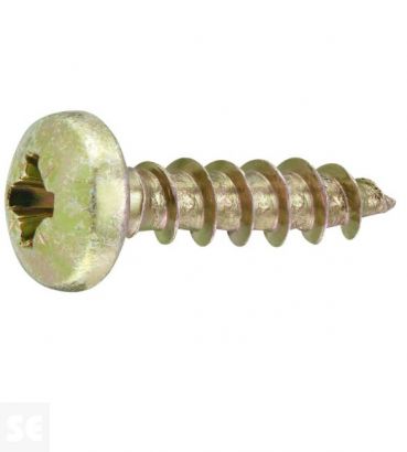 Tornillo Cabeza Redonda Pz 3,0x12mm (200u.)