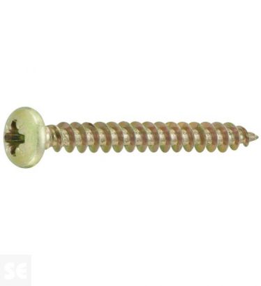 Tornillo Cabeza Redonda Pz 4,0x35mm (125u.)