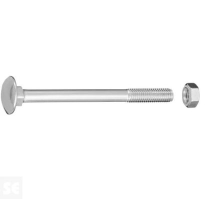 Tornillo Carrocero M5x80mm. Din 603 (25 piezas)