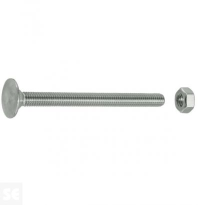 Tornillo Carrocero M6x70mm. Din 603 (20 piezas)