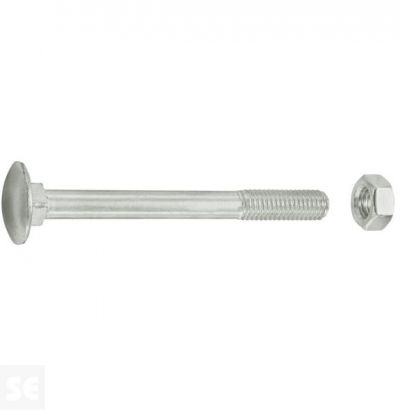 Tornillo Carrocero M8x80mm. Din 603 (4 piezas)