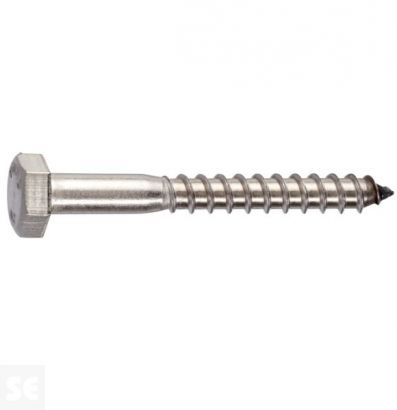 Tornillo Madera 6,0x50mm A2 Din 571 (6 uds)