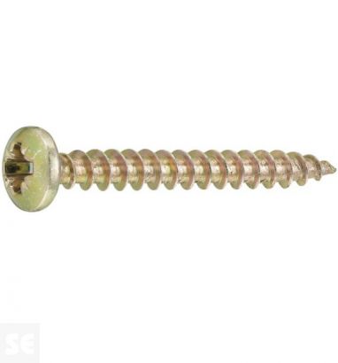 Tornillo Zn Cabeza Redonda Pz 3,5x30mm (20u.)