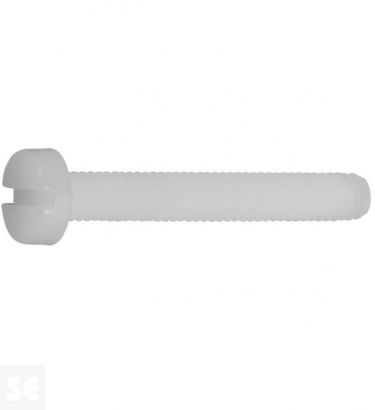 Tornillo Cabeza Cilíndrica Plástico M3x20mm. (20u.)