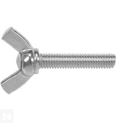 Tornillo De Mariposa Cincado Din 316 M-6x30mm. (3u.)