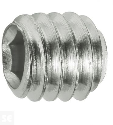 Tornillo Prisionero M4x4mm. A2 Din 4026 (5u.)