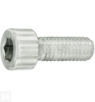 Tornillo Roscado Galvanizado M6x16mm. Vz Vz 4762 (12u.)
