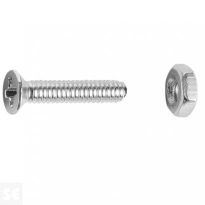 Tornillo Cabeza cónica M2x14mm. Ph Din 7046 (20 piezas)