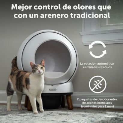 Petsafe Smartspin Arenero Autolimpiable para gatos