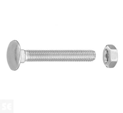 Tuerca Tornillo Carrocero Cincado Vz 603 M5x30mm. (10u.)