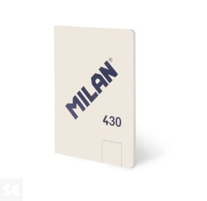Libreta MILAN A5 Encolada 430 Beige 48h Blancas 95gr
