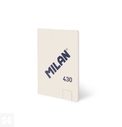 Libreta MILAN A6 Encolada 430 Beige 48h Blancas 95gr