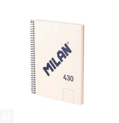 Llibreta MILAN A5 Espiral 80h Blancas 95 Gr/M  Beig