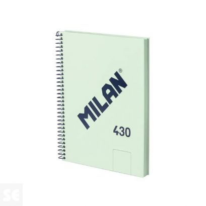 Llibreta MILAN A5 Espiral 80h Blancas 95 Gr/M  Verde