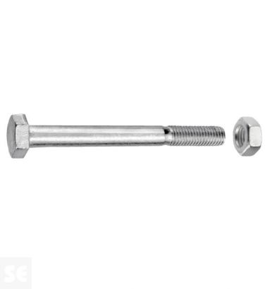 Tornillo Cabeza Hexagonal M10x100mm. Din 931 (15 piezas)