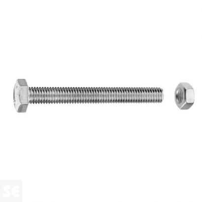 Tornillo Cabeza Hexagonal M10x25mm. Din 933 (15 piezas)