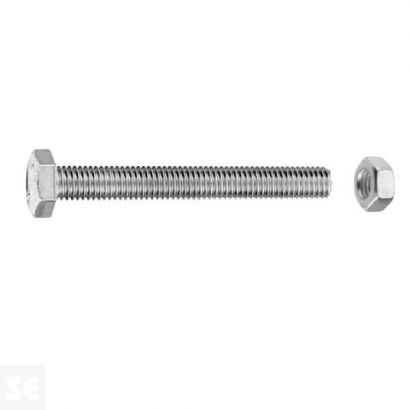 Tornillo Cabeza Hexagonal M10x30mm. Din 933 (10 piezas)