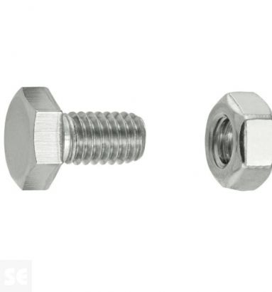 Tornillo Cabeza Hexagonal M6x10mm. Din 933 (8 piezas)