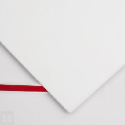 Plancha de Metacrilato Brillante-Mate Color Blanco