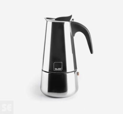 Cafetera Express Moka 10 tazas. Asa de Baquelita