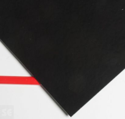 Plancha de Metacrilato Brillante-Mate Color Negro