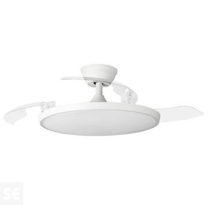 Ventilador Techo Retráctil Luz Led. Diámetro 105 cm.