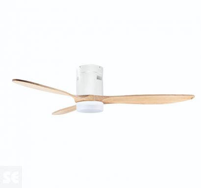 Ventilador Techo con Luz ABS Aspas: 132cm 35w
