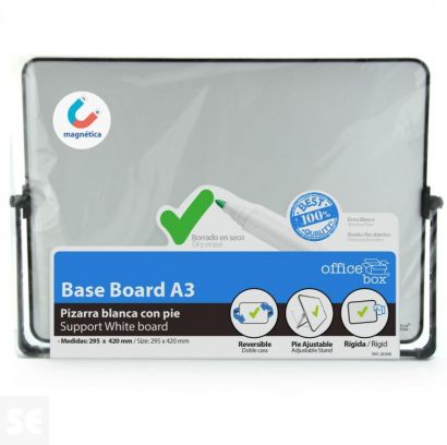 Pizarra Velleda- Mágnetica Blanca Pie Ajustable A3