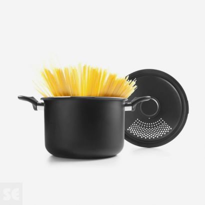 Olla Pasta con Tapa Coladora 22cm. 5,6l.
