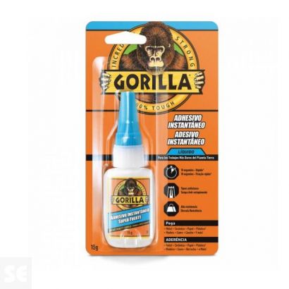Adhesivo instantáneo Gorilla Superglue 15g.