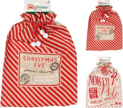 Bolsa Regalos Navidad 50x70cm.